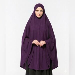 Islamic prayer hijab Long khimar Muslim prayer dress khimar abaya long sleeve